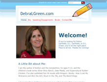 Tablet Screenshot of debralgreen.com